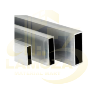 1 Hollow Alumunium Silver 2.5cm x 5cm x 6m