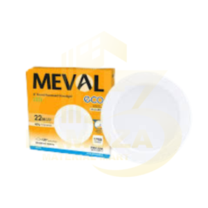 Lampu Down Light Putih Meval 18W Round