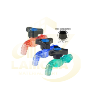 Saklar Tanam Tunggal Panasoni (2) Kran 1/2'' Pvc Transparan 2 way